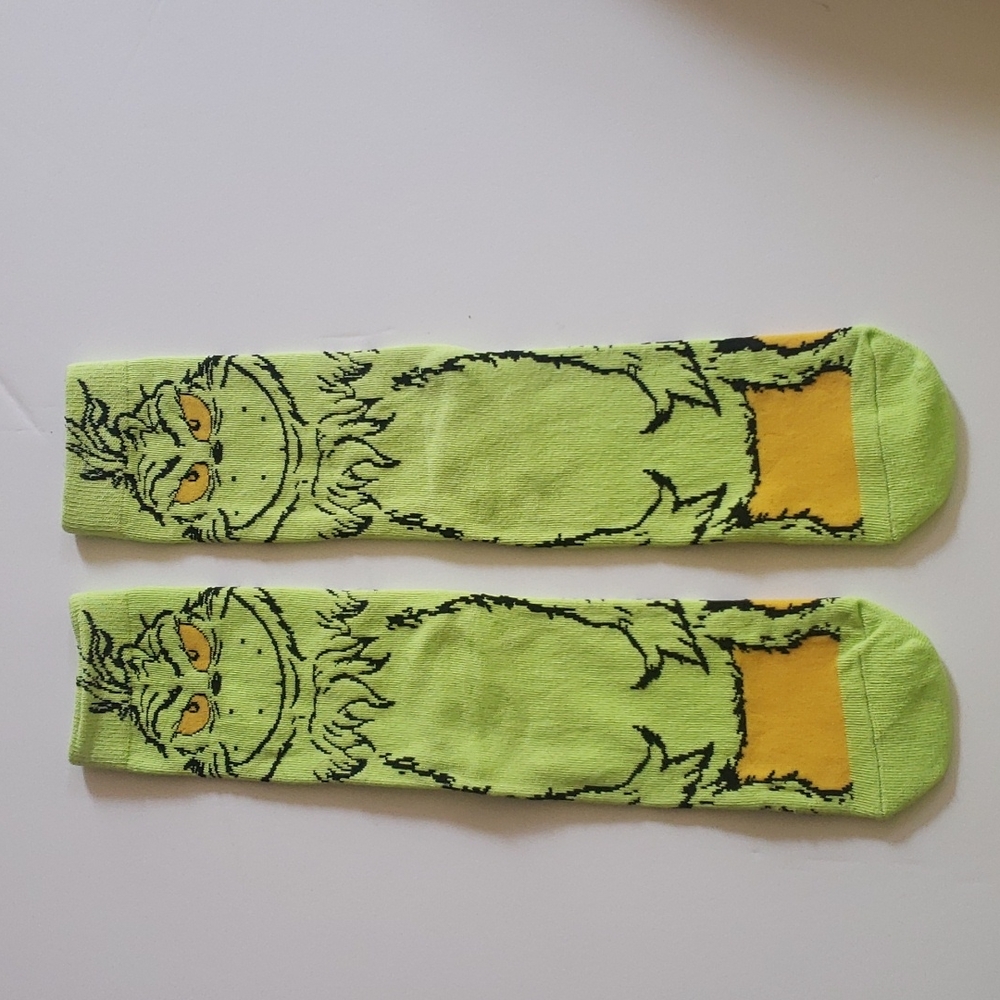 Grinch socks